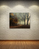 LAST COLORS OF FALL, Ready-to-Hang Photographic Print On Canvas
