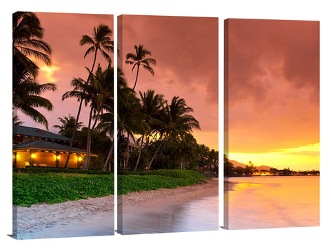 Baby Beach on Maui during sunrise.