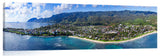 Ariel view of Laie, on the north east coast of Oahu.