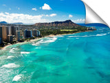 Ariel view of waikiki and Diamond Head