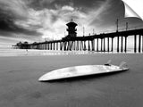 Huntington Beach pier at sunset