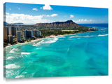 Ariel view of waikiki and Diamond Head