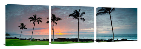 The 12th hole on the Kings golf course at Waikaloa, on the Big Island of Hawaii.