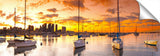 Panoramic view of San Diego city under the early morning twilight.