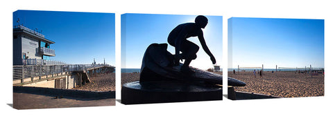 Hermosa_Surfer_Statue