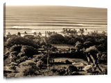 overview of Sunset Beach, from Comsat Hill, north shore, Oahu