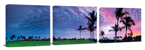 Waikaloa golf course at sunrise