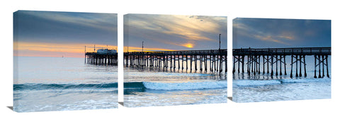 Balboa Pier during sunset