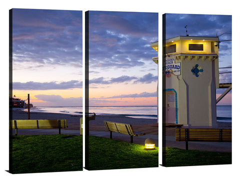 Laguna Beach in the early morning twilight