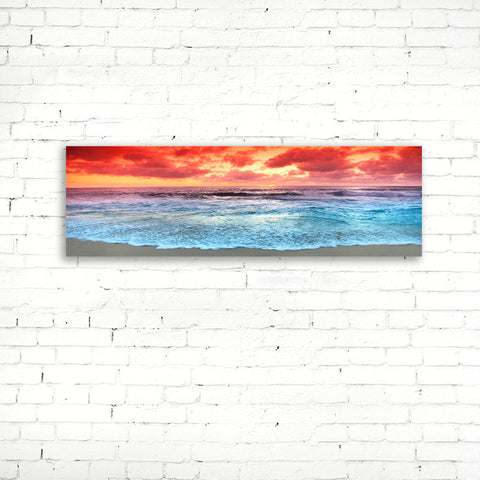 Sunrise Beach by Colossal Images - Photographic Print on Canvas