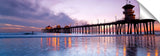 Huntington Beach pier at sunset