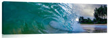 A wave crashing to shore, on the north shore of Oahu.