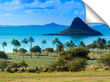 Chinaman's Hat photographed from Kualoa Ranch, on the east side