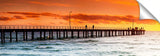 Seaforth Pier in Melbourne, at Sunset.