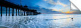 Huntington Beach pier at sunset