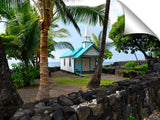 Panoramic view of St Peters church in Kailua Kona, on the Big Island of Hawaii.