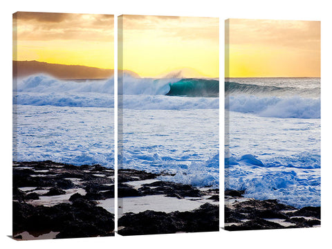 big surf at Keiki beach