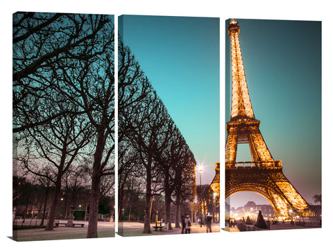 Eiffel tower at night, Paris