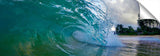 A wave crashing to shore, on the north shore of Oahu.