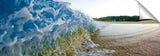 a wave crashing to shore at Rockpile