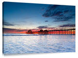 Huntington Beach Pier at sunset