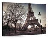 View of Eiffel tower from park, Paris, France