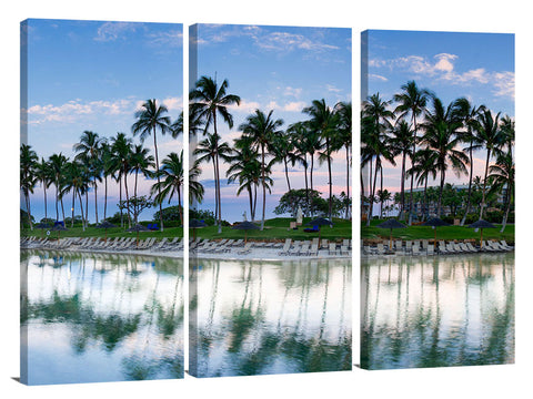 Early morning at Hilton Waikaloa Village on the big island of Hawaii