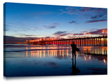 Huntington Beach Pier at sunset
