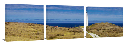 Panoramic view of Cape Wickham lighthouse, on King Island.