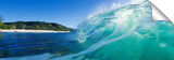 A wave crashng to shore at Sunset beach.