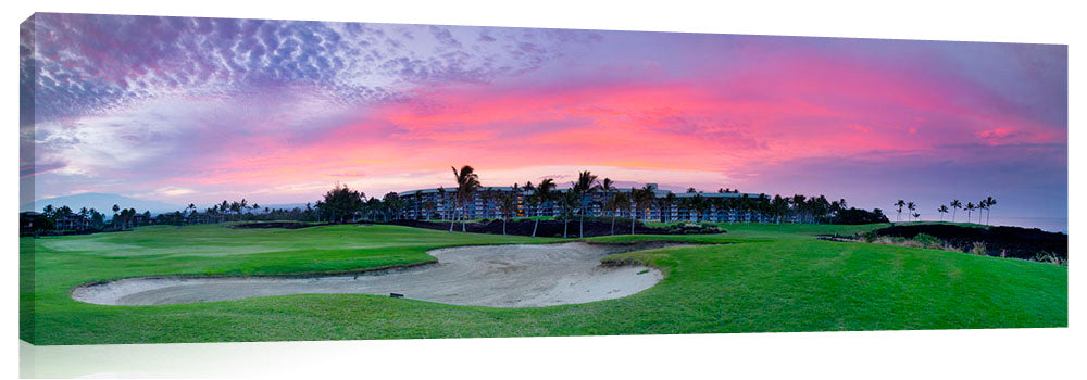 Waikaloa golf course at sunrise