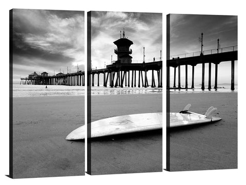 Huntington Beach pier at sunset