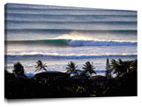 overview of Sunset Beach line up, north shore, Oahu, Hawaii