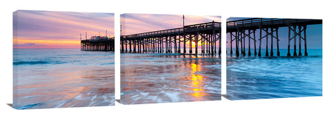 Balboa Pier during sunset