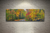 Autumn Road, Ready-to-Hang Photographic Print On Canvas