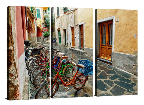 Bike Parking - Photographic Print on Canvas