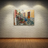 Bike Parking - Photographic Print on Canvas