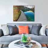 Lake Walk by Colossal Images - Photographic Print on Canvas