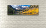 Maroon Bells, Ready-to-Hang Photographic Print On Canvas