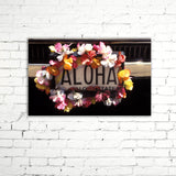 ALOHA PLATE, Ready-to-Hang Photographic Print On Canvas