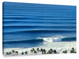 overview of Rockpiles line up, north shore, Oahu, Hawaii, 2002