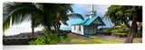 Panoramic view of St Peters church in Kailua Kona, on the Big Island of Hawaii.