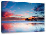 Huntington Beach Pier at sunset
