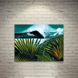 Backdoor With Bird, Ready-to-Hang Gallery Wrapped Canvas Prints