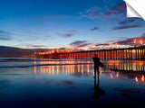 Huntington Beach Pier at sunset