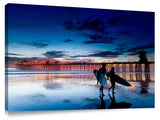 Huntington Beach Pier at sunset
