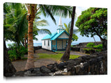Panoramic view of St Peters church in Kailua Kona, on the Big Island of Hawaii.