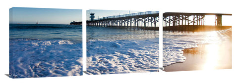 Seal Beach canvas wall print