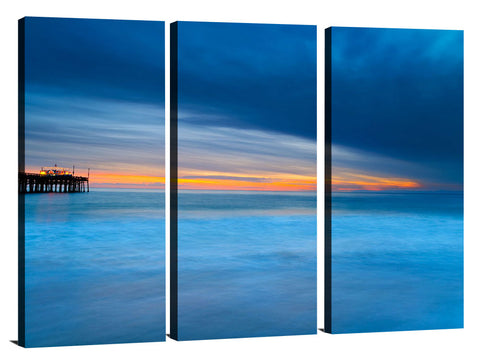 Balboa Pier during sunset