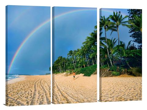 MILE RAINBOW Photographic Print On Canvas by Sean Davey